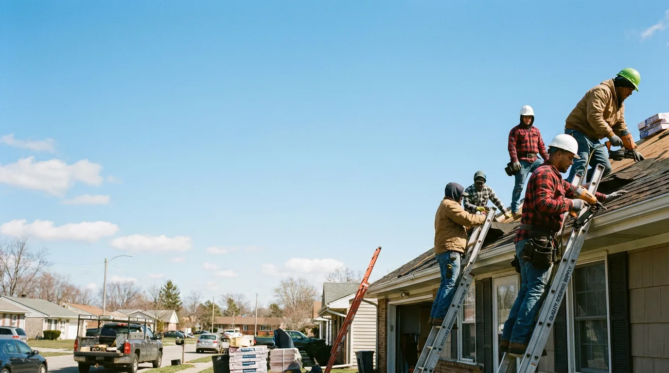 Roofing in Mcewen, TN near me